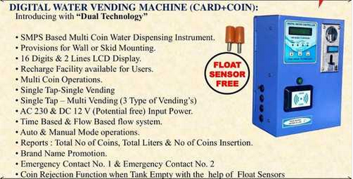 Coin Operated Water Vending Machine