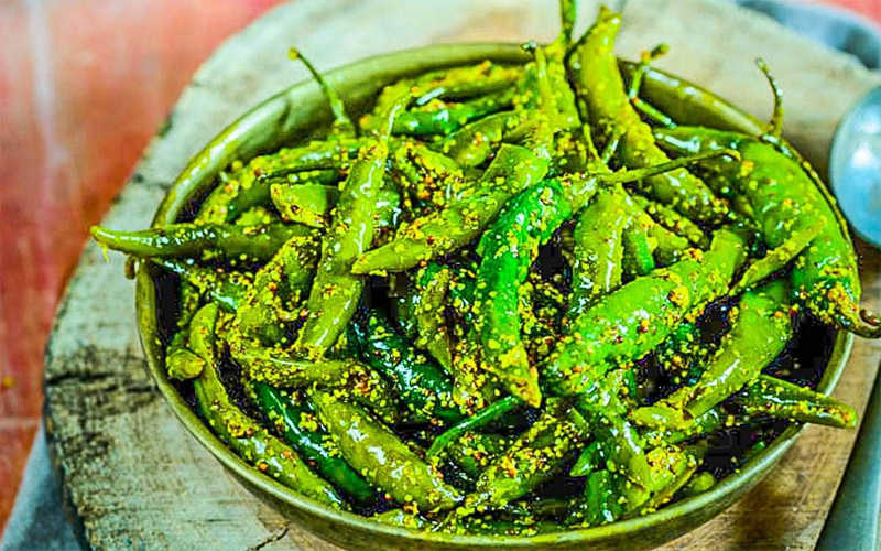 Green Chilli Pickle