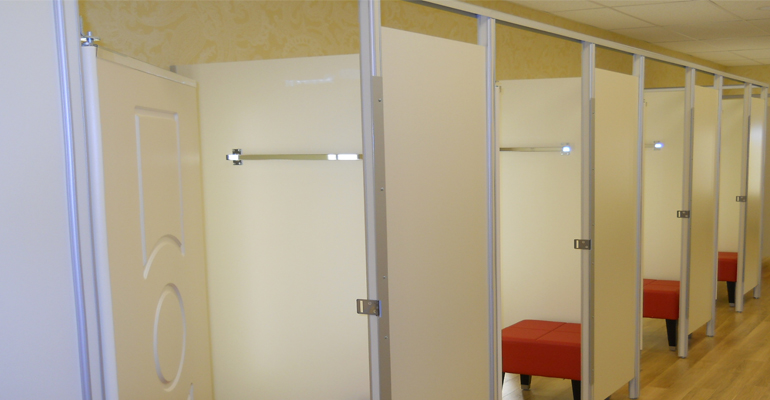 Changing Room Cubicle Partitions