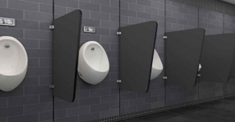 Anti Fungal Urinal Partitions