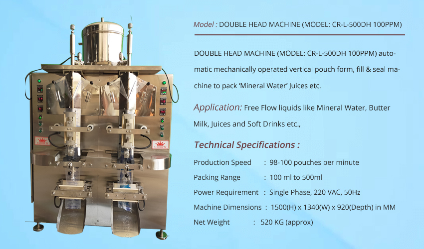 Double Head Machine