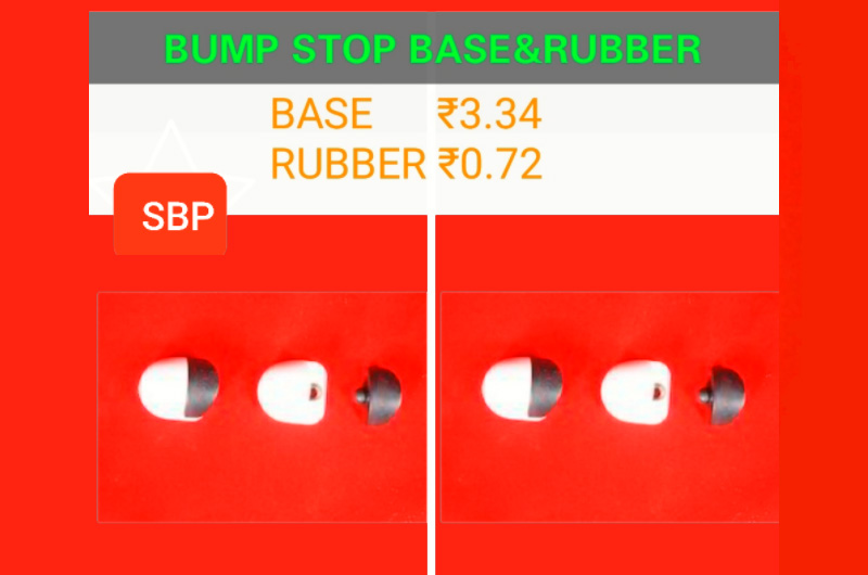 BUMP STOP BASE & RUBBER