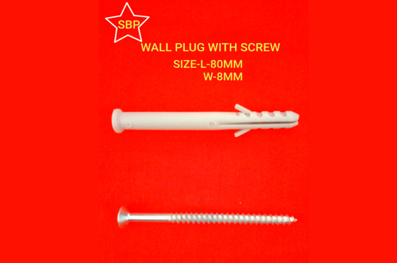 Wall Plug With Screw