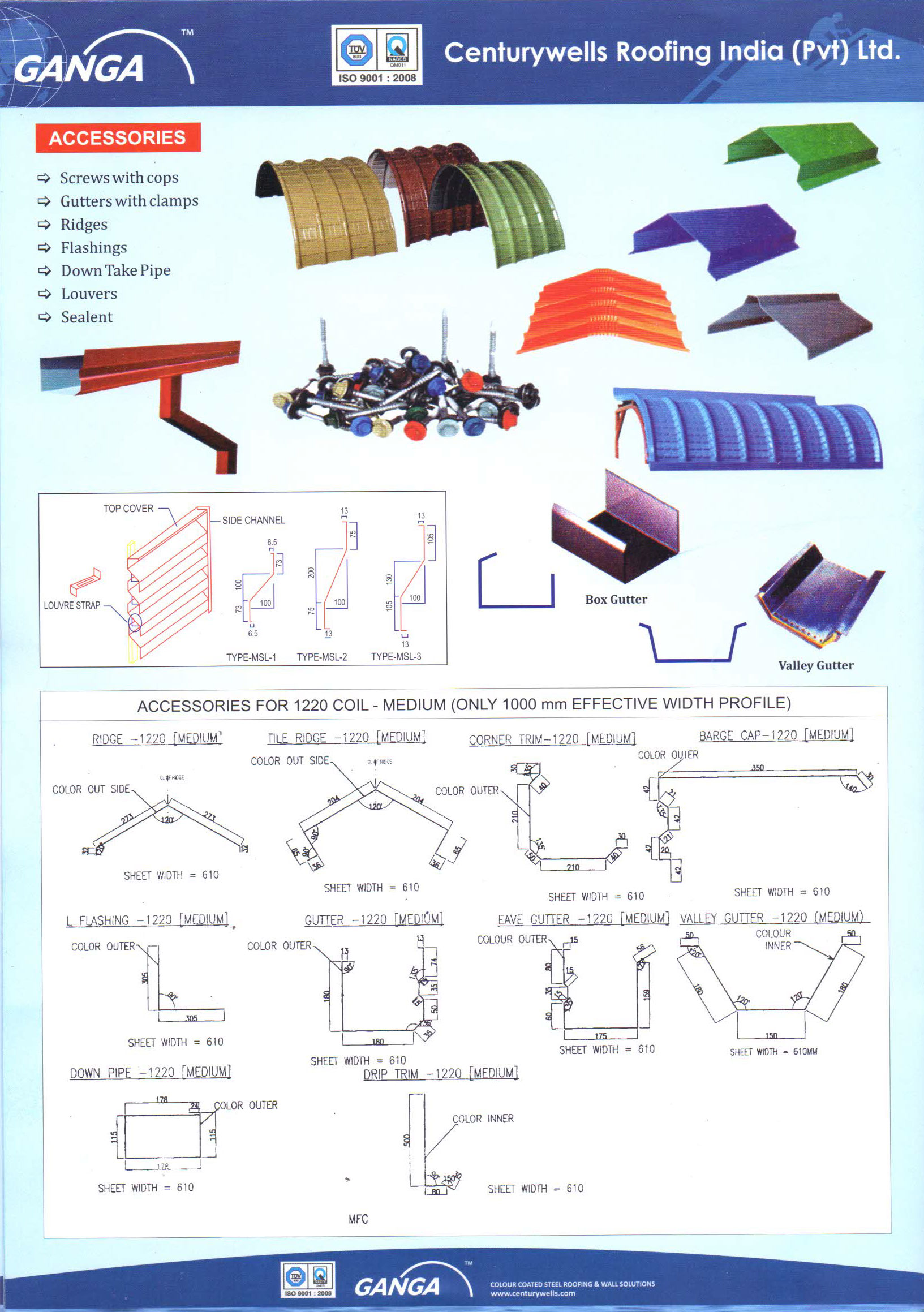 Flashing and accessories