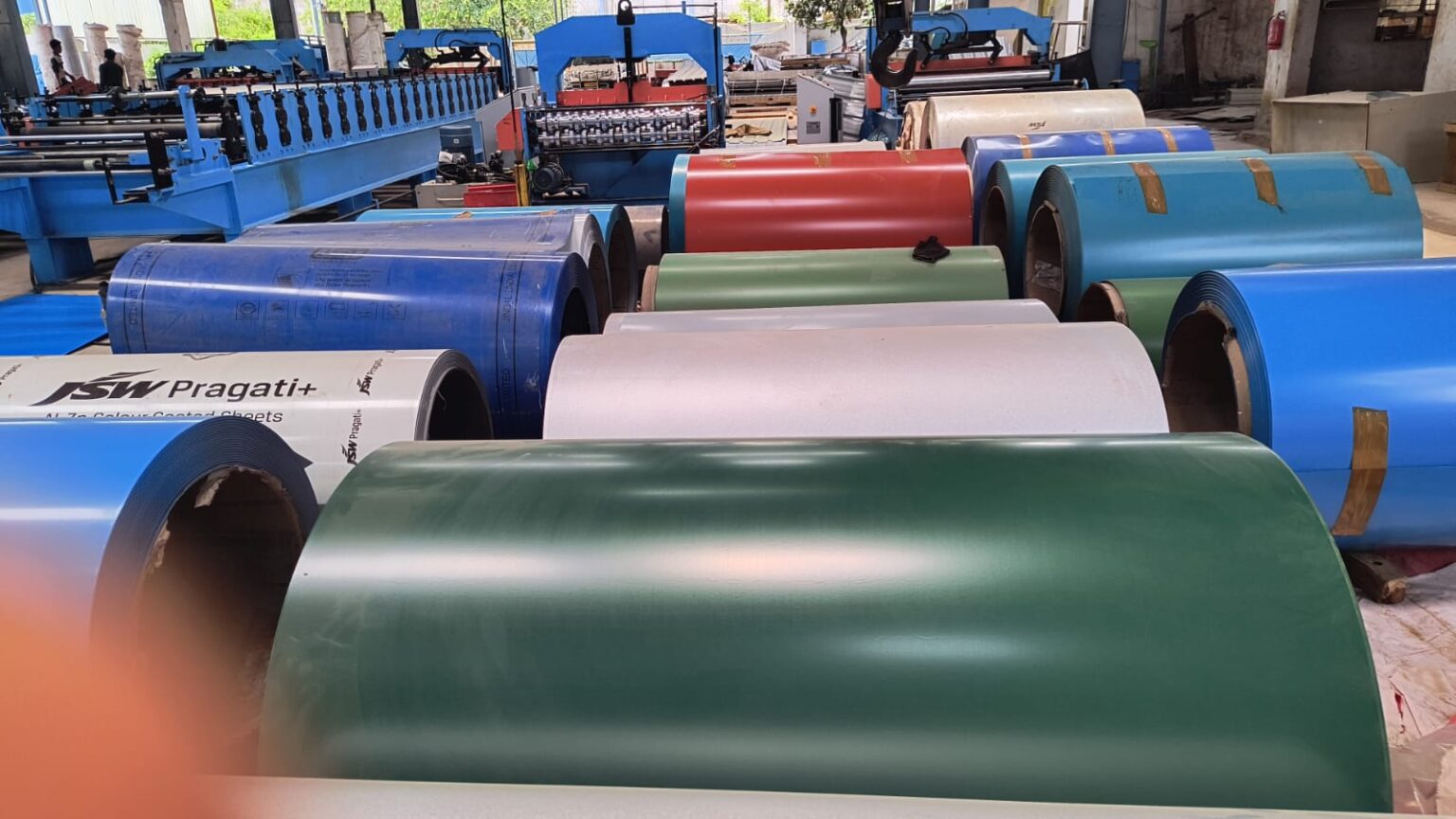 Colour coated Coils