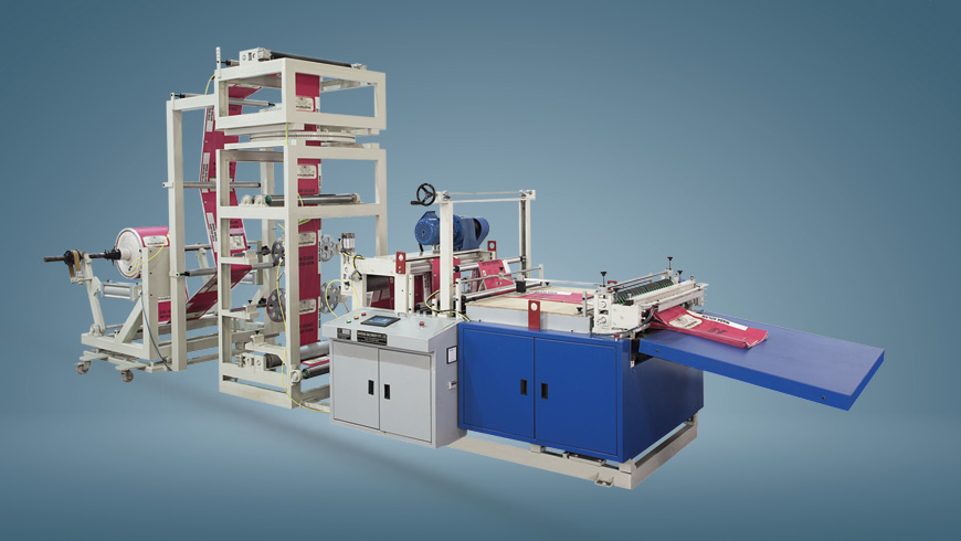 Woven Sack Cutting M/c with Twist Gusset