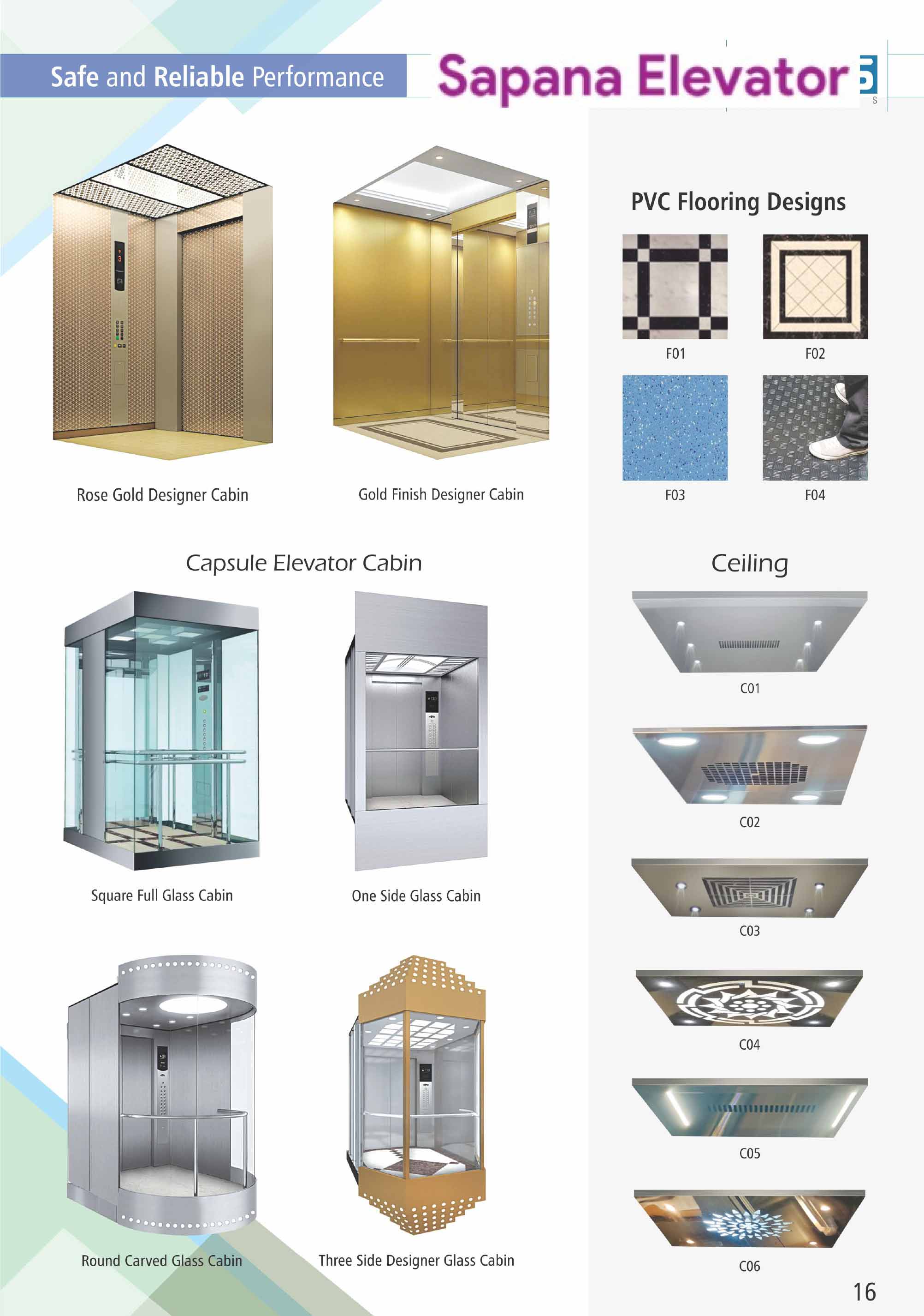 Side Designer Glass Cabin