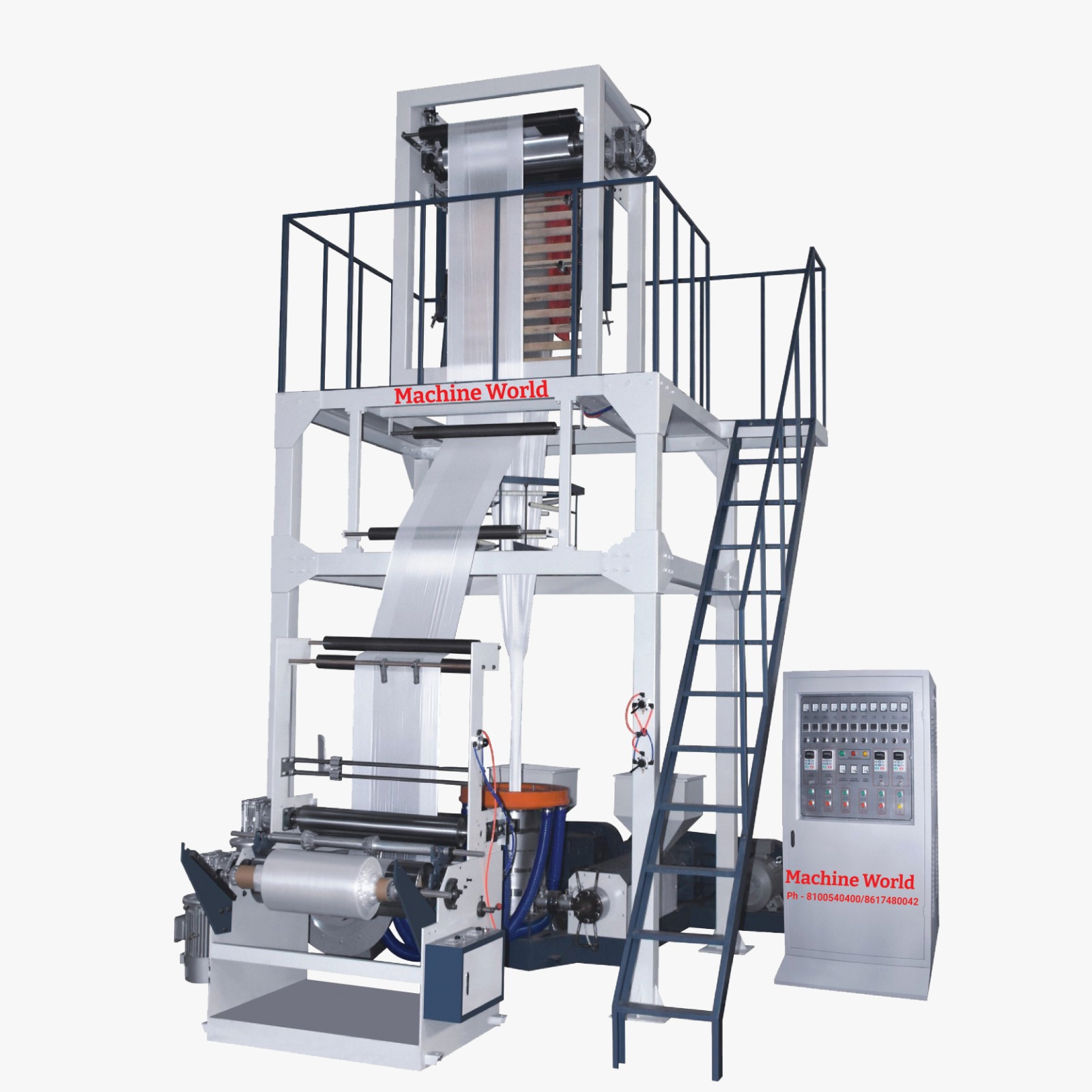 BIODEGRADABLE AND COMPOSTABLE FILM EXTRUDER MACHINE