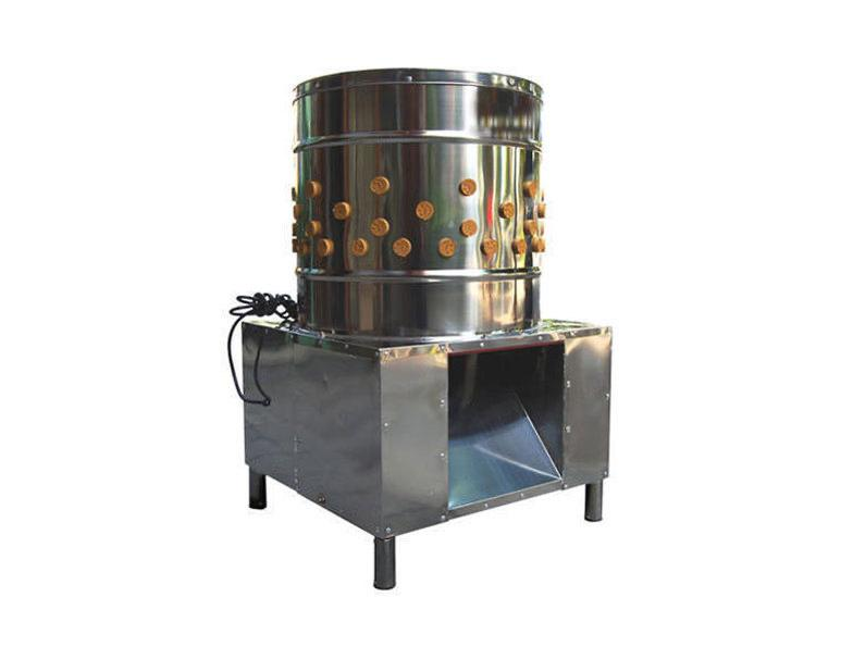 Chicken defeathering machine