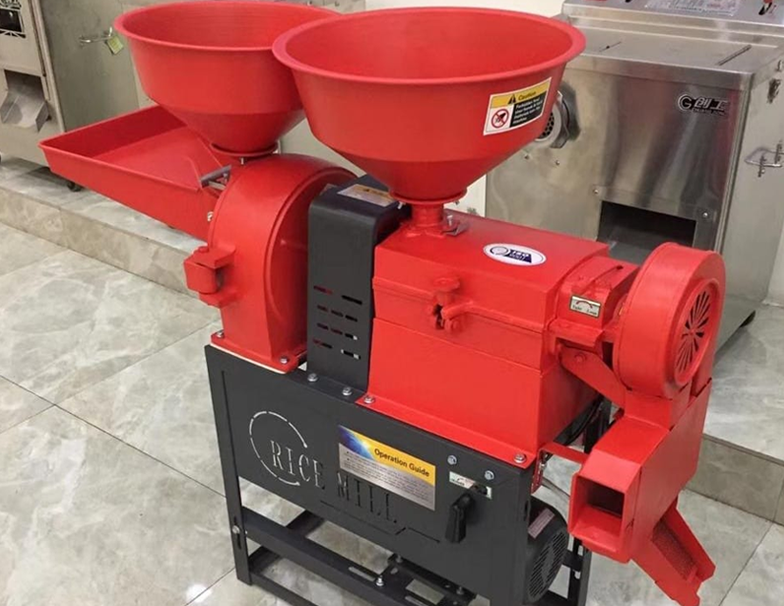 Combined rice mill