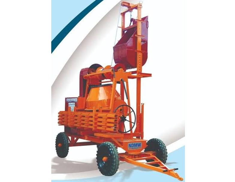 Lift concrete mixer machine