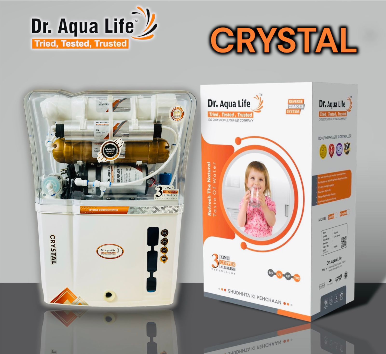 Crystal Model (Transparent)