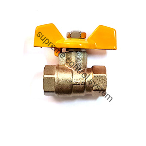 brass butterfly val