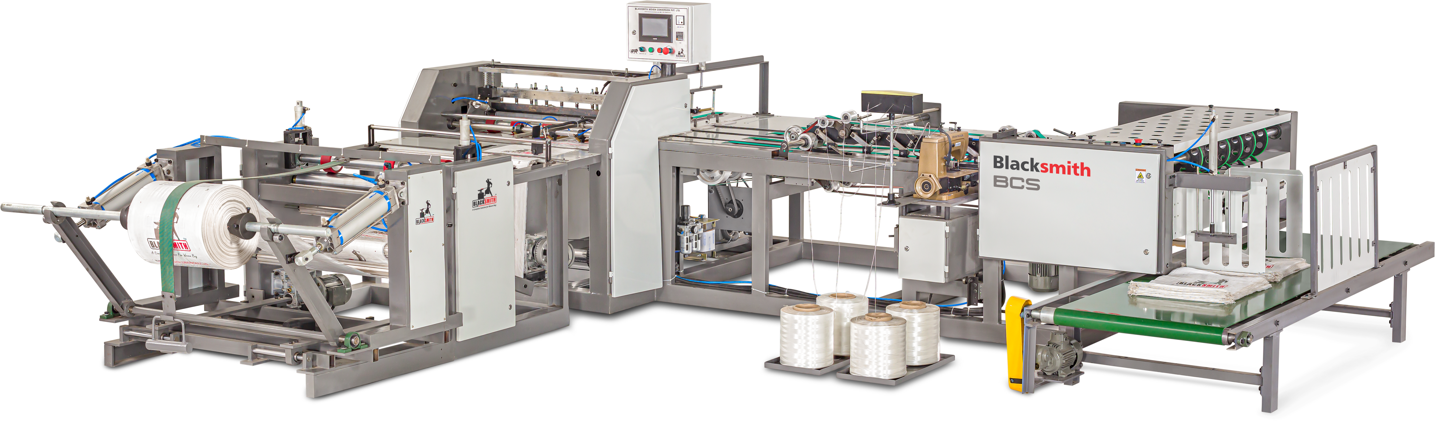 Woven Fabric Cutting And Stitching Machine