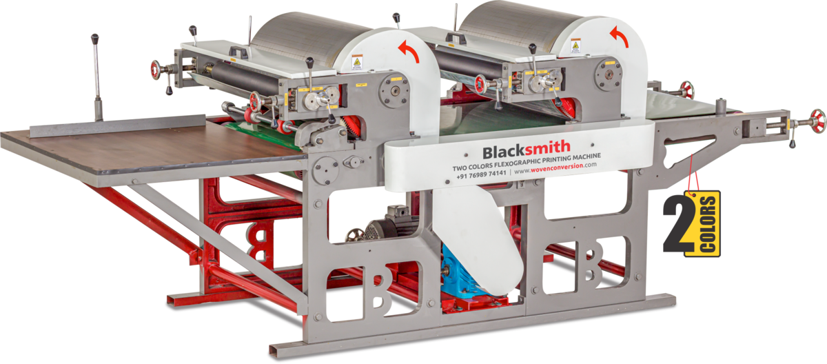Two Color Bag To Bag Flexo Printing Machine