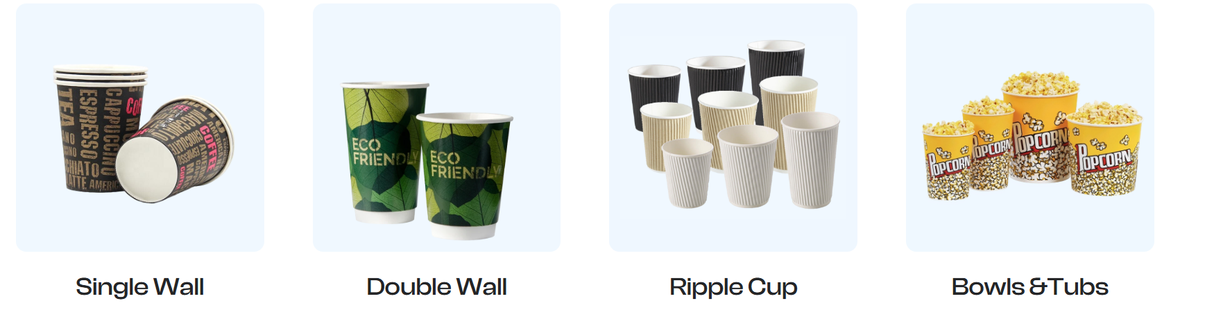 Paper Cups & Tubs
