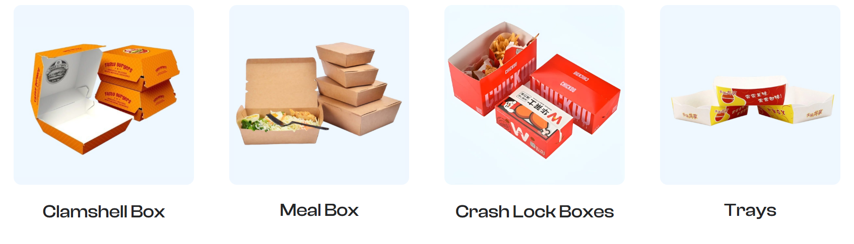 Clamshell / Meal Boxes & Trays