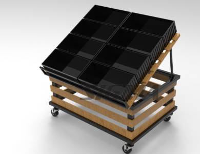 Movable Vegetable Racks