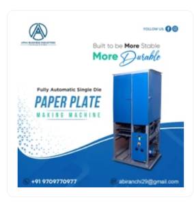 Paper Plate Making Machine