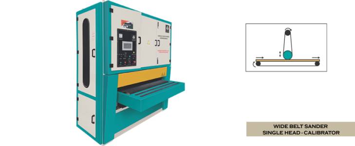 Wide Belt Sander Single Head Machine