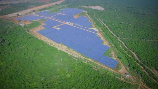 Ground Mounted solar power plant