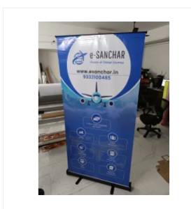 Flex Printed Roll Up Standee