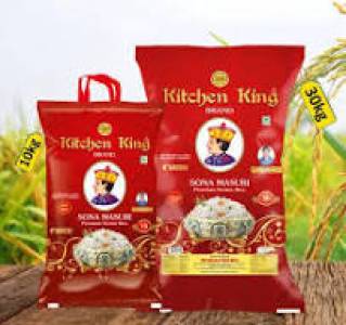 Kitchen King Sona Masuri New Raw Rice