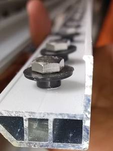 Screw with Spacer Assembly for Aluminium Track