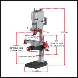 Drilling Cum Milling Machines