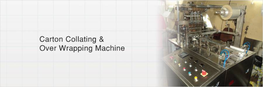 Carton Collating Over Wrapping Machine