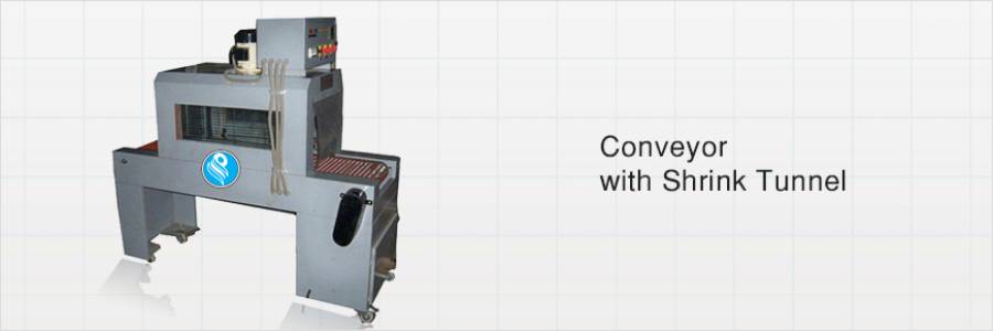 Conveyor with Shrink Tunnel