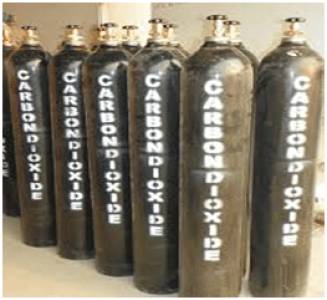 COMPRESSED CARBON DIOXIDE GAS (CO₂)