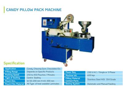 Candy Pillow Pack Machine