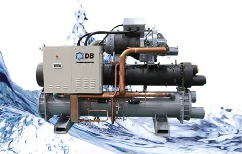 Water cooled scroll chiller