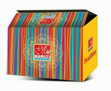 Duplex carton printed