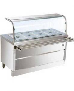 Bain Marie with Sneeze Guar