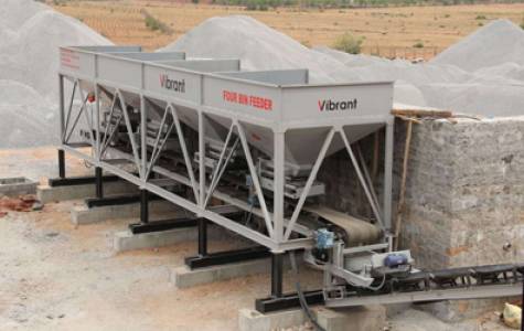 Cold Aggregate Four Bin Feeder