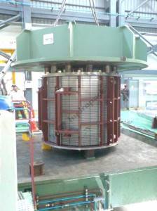 Hydraulic Press Of 500t Cap. (Pulling) For Clamping Stators