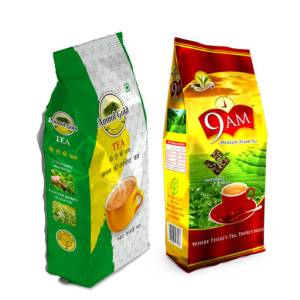Tea Packaging Pouches with side gadget and center seal