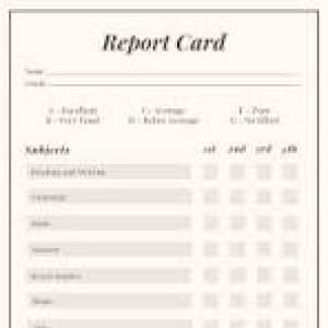 Report Card