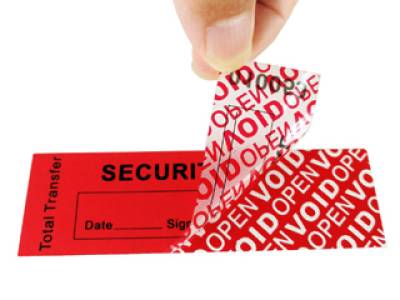 SECURITY STICKERS