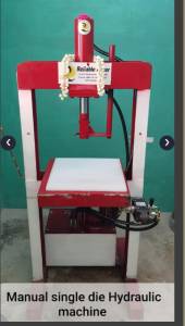 Manual Single Die Hydraulic Paper Plate Machine