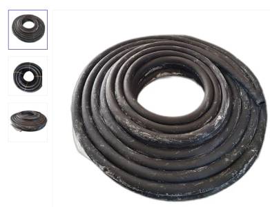 Black Rubber Hose Pipe