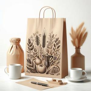 Brown Kraft Carry Bags