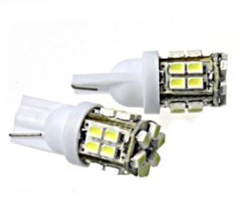 10pcs T10 White 22 LED SMD 1206 Projector Car Interior Side Wedge Bulbs