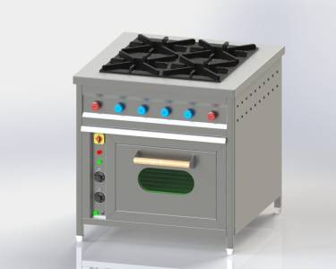 Four Burner with Oven