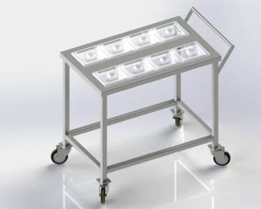 Ingredients Trolley with Container