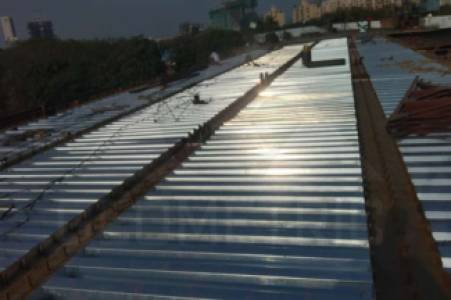 Steel decking sheet