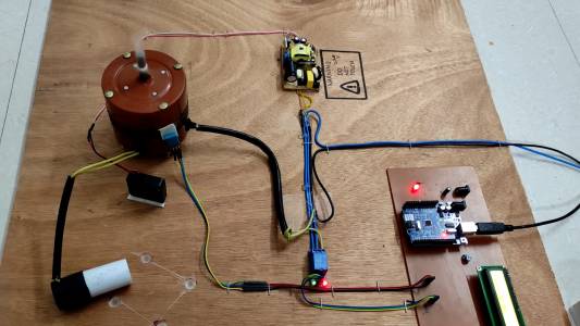 Cooling system of induction motor