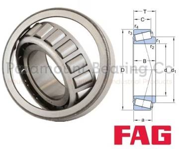 32022P5 FAG Tapered roller bearings